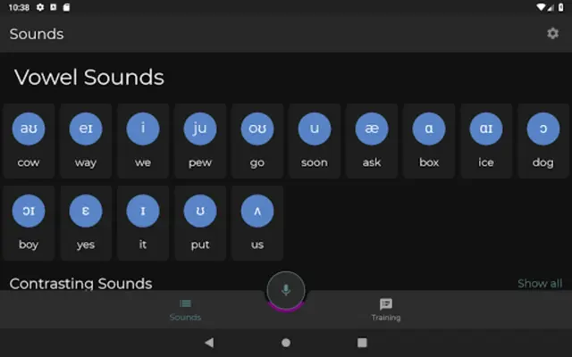 English Sounds Pronunciation android App screenshot 2